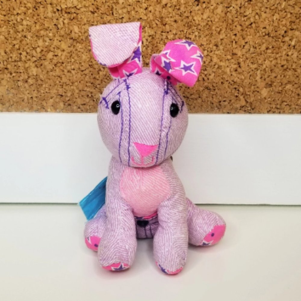 90s Vintage Miniature Doodle Pets Bunny Rabbit Plush